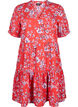 FLASH – sukienka trapezowa z nadrukiem, Poinsettia Flower, Packshot image number 0