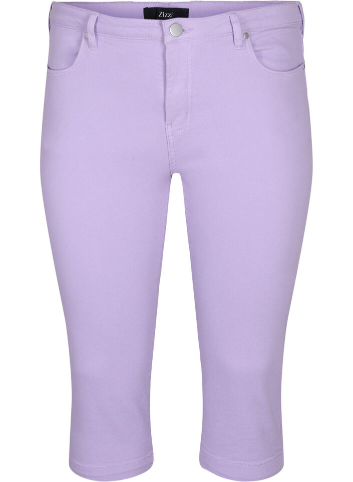 Obcisle spodnie Emily capri, Lavender, Packshot image number 0