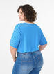 Koszulka z TENCEL&trade; Lyocell i paskami, Niebieskie, Model image number 2