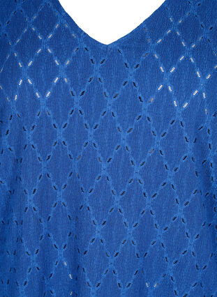 Azurowa bluzka z dekoltem w serek, Limoges, Packshot image number 2
