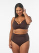 D&oacute;l bikini z wysokim stanem, Brązowy, Model image number 0