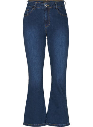  Jeansy typu bootcut Ellen z wysokim stanem, Dark Blue, Packshot image number 0