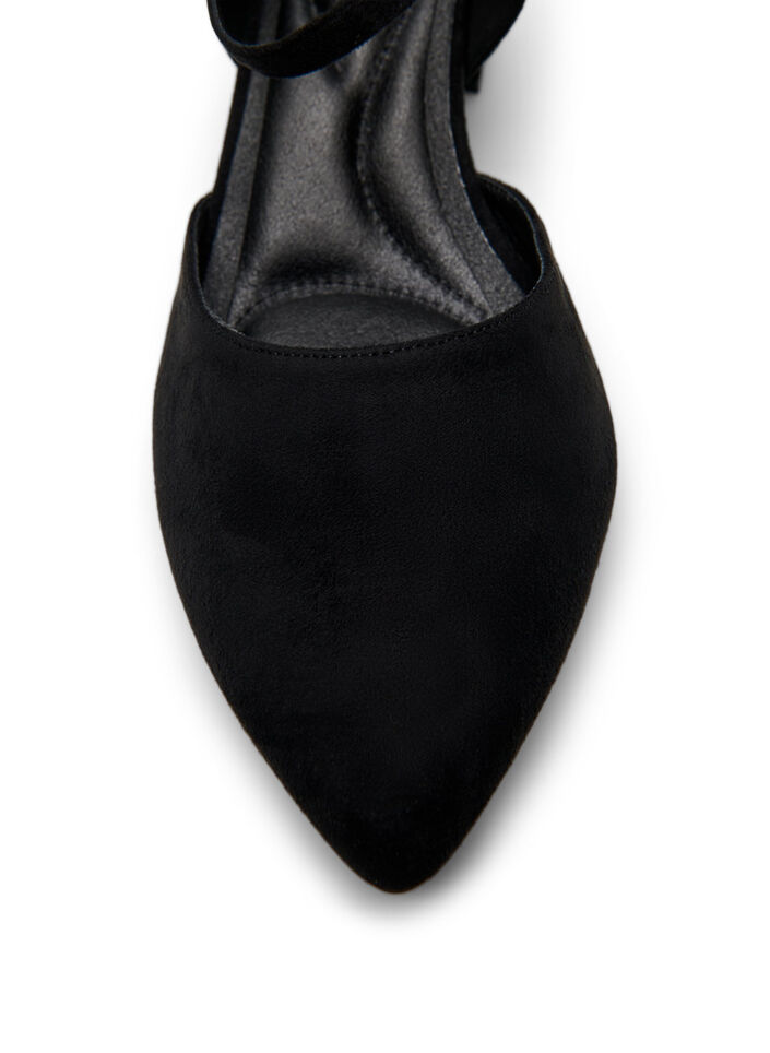 Cz&oacute;lenka z podw&oacute;jnymi paskami, Czarne, Packshot image number 4