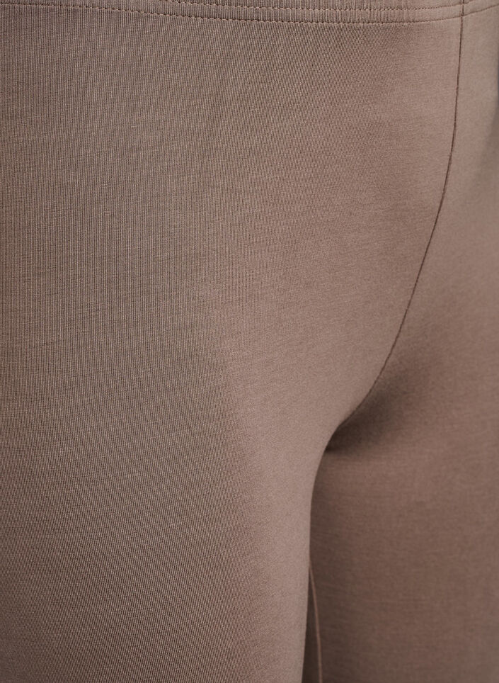 Legginsy basic z wiskozy, Brązowy, Packshot image number 2