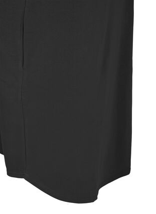  Sukienka dresowa z kapturem i krótkim rekawem, Black, Packshot image number 3
