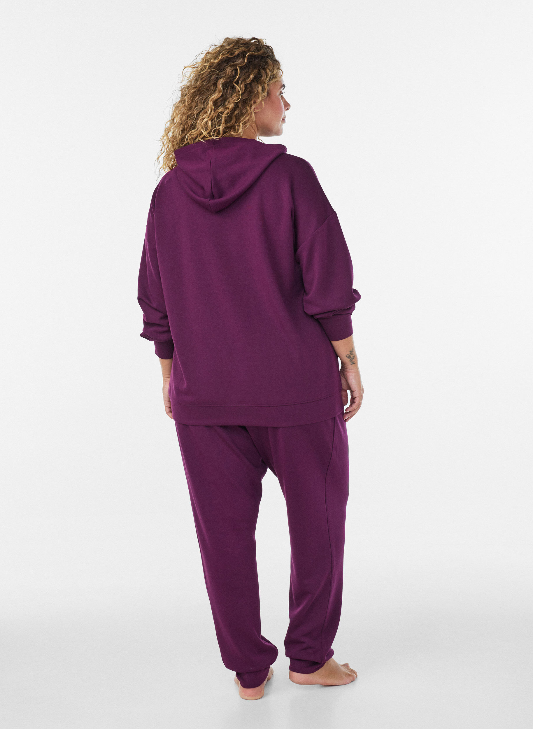 ZizziBluza z kapturem, Fioletowy, Model image number 2
