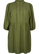 Siegajaca do kolan sukienka z haftem i rekawami 3/4, Winter Moss, Packshot image number 0