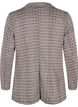 Checkered blazer with button closure, Brown Check, Packshot image number 1