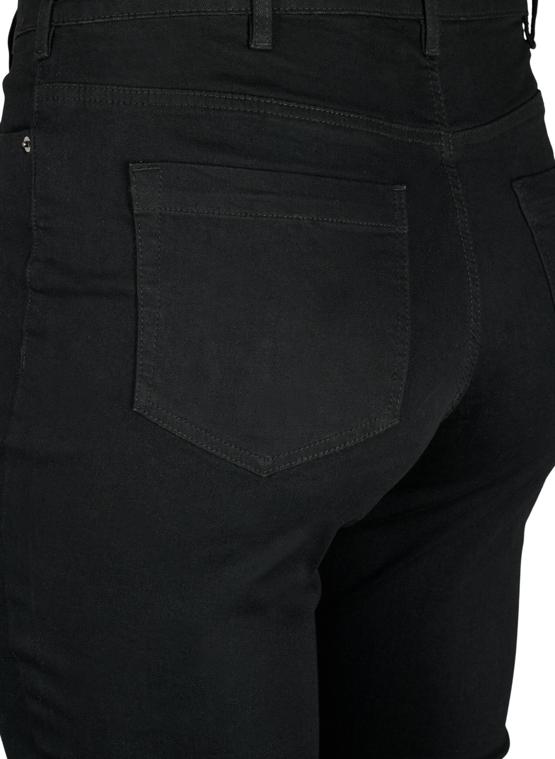 ZizziJeansy Amy o bardzo obcislym kroju z wysokim stanem, Czarne, Packshot image number 3