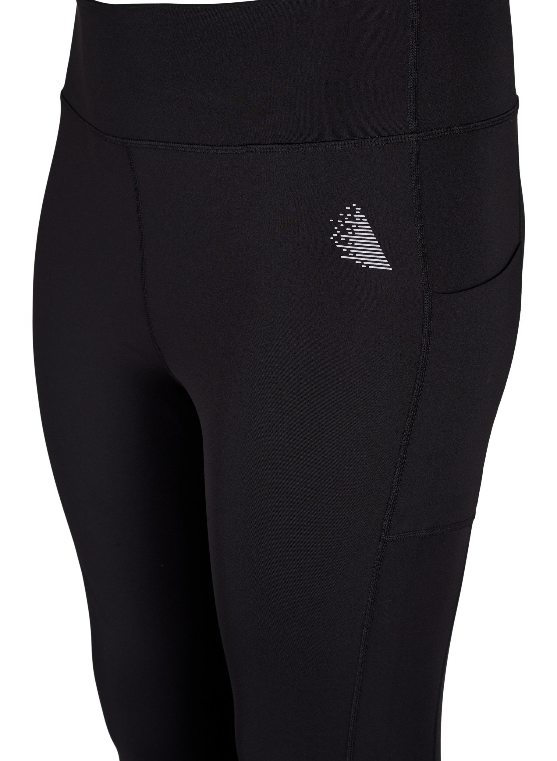 Zizzi CORE, POCKET TIGHTS &ndash; Legginsy sportowe z kieszeniami na bokach, Black, Packshot image number 2