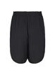 Loose Bermuda shorts with smock, Black, Packshot image number 1