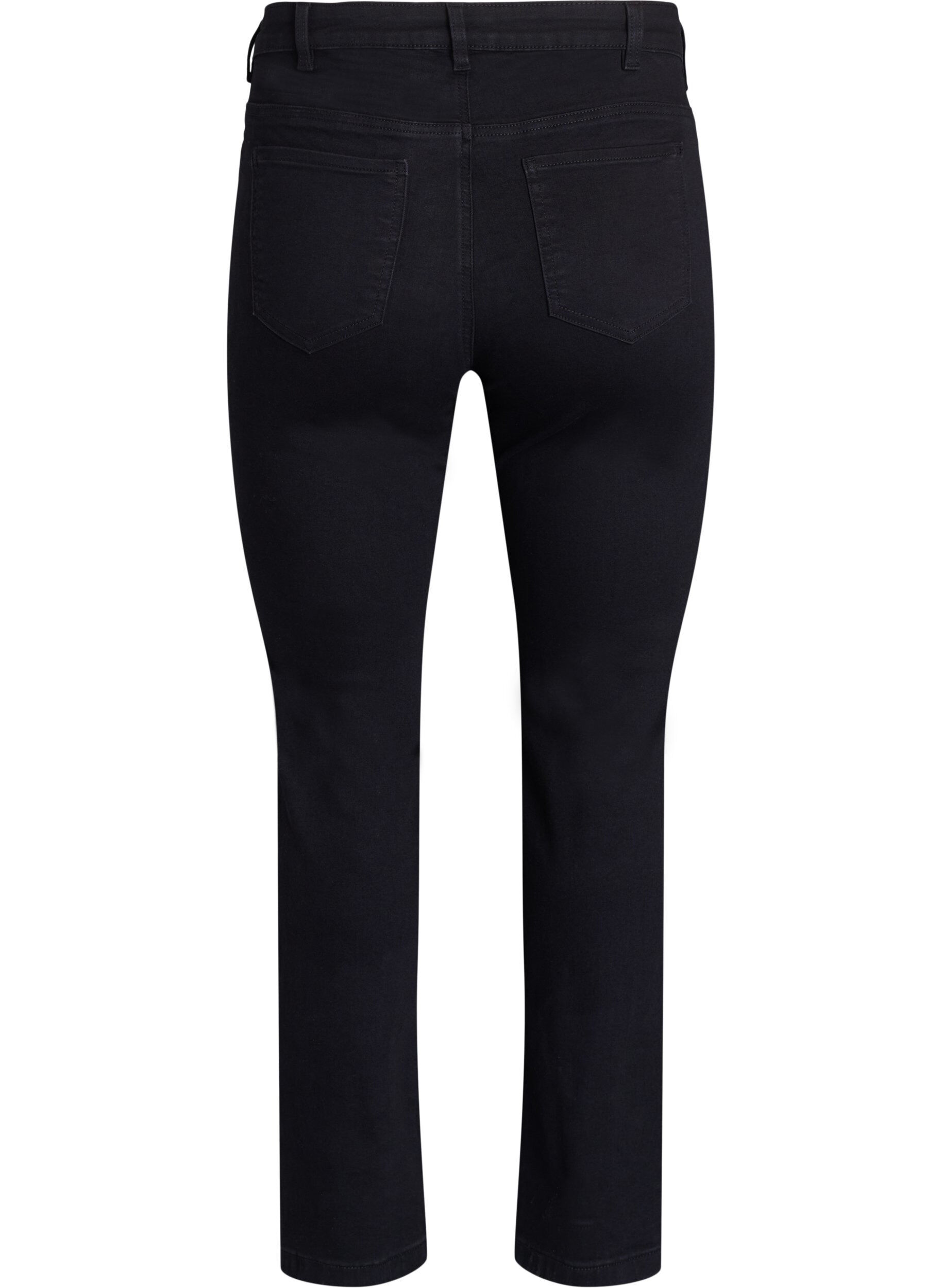 Zizzi Jeansy slim fit z regularnym stanem, Black, Packshot image number 1