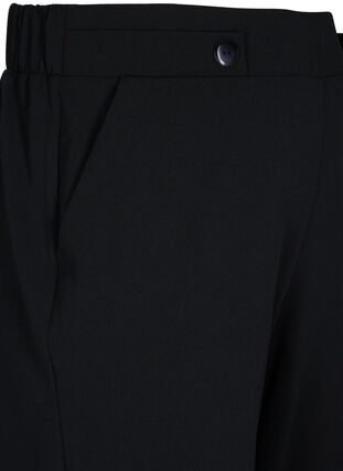 Spodnie do kostek o luznym kroju, Black, Packshot image number 2