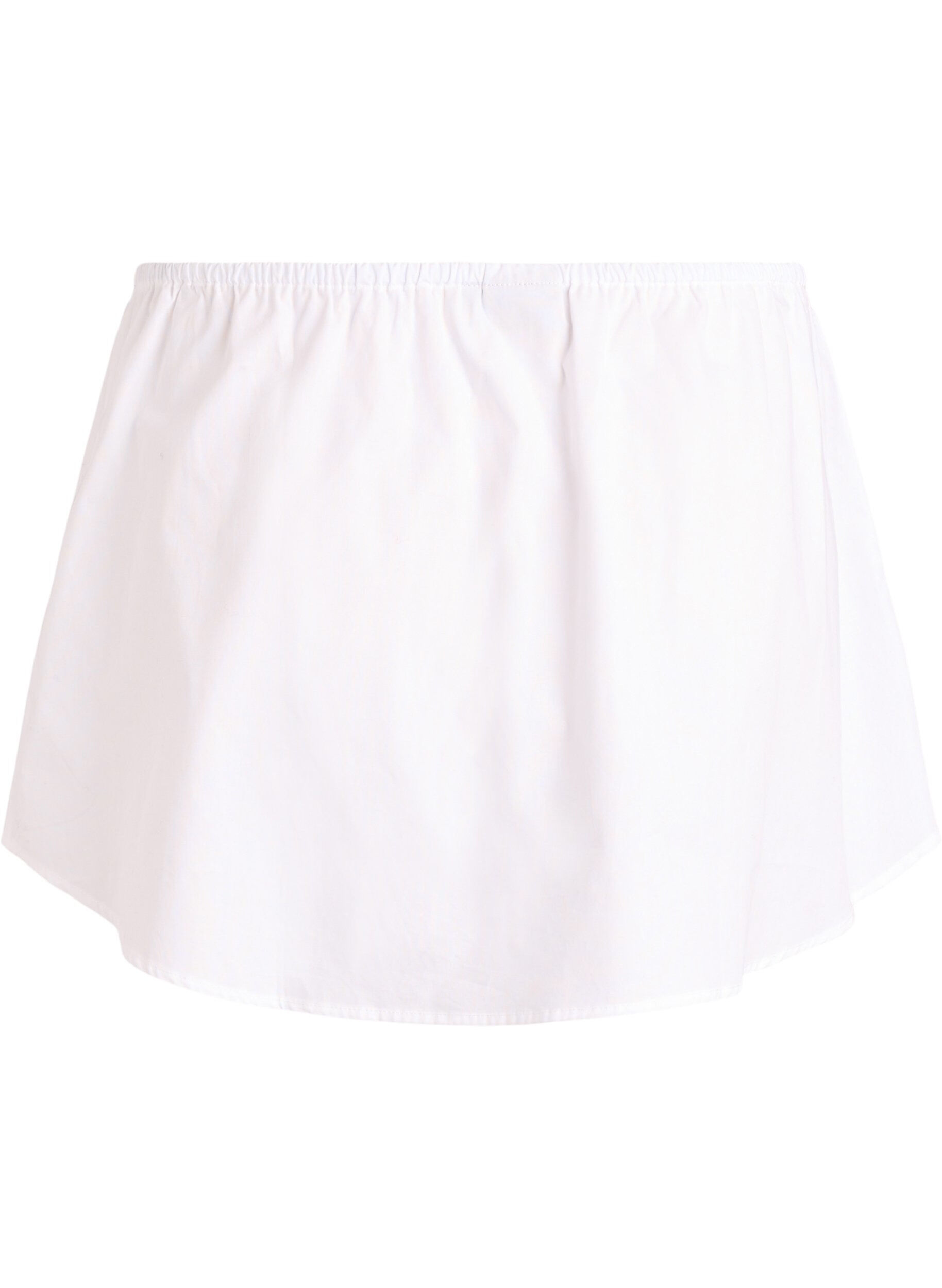 Zizzi Przedluzacz koszuli wykonany w 100 % z bawelny, Biały, Packshot image number 1