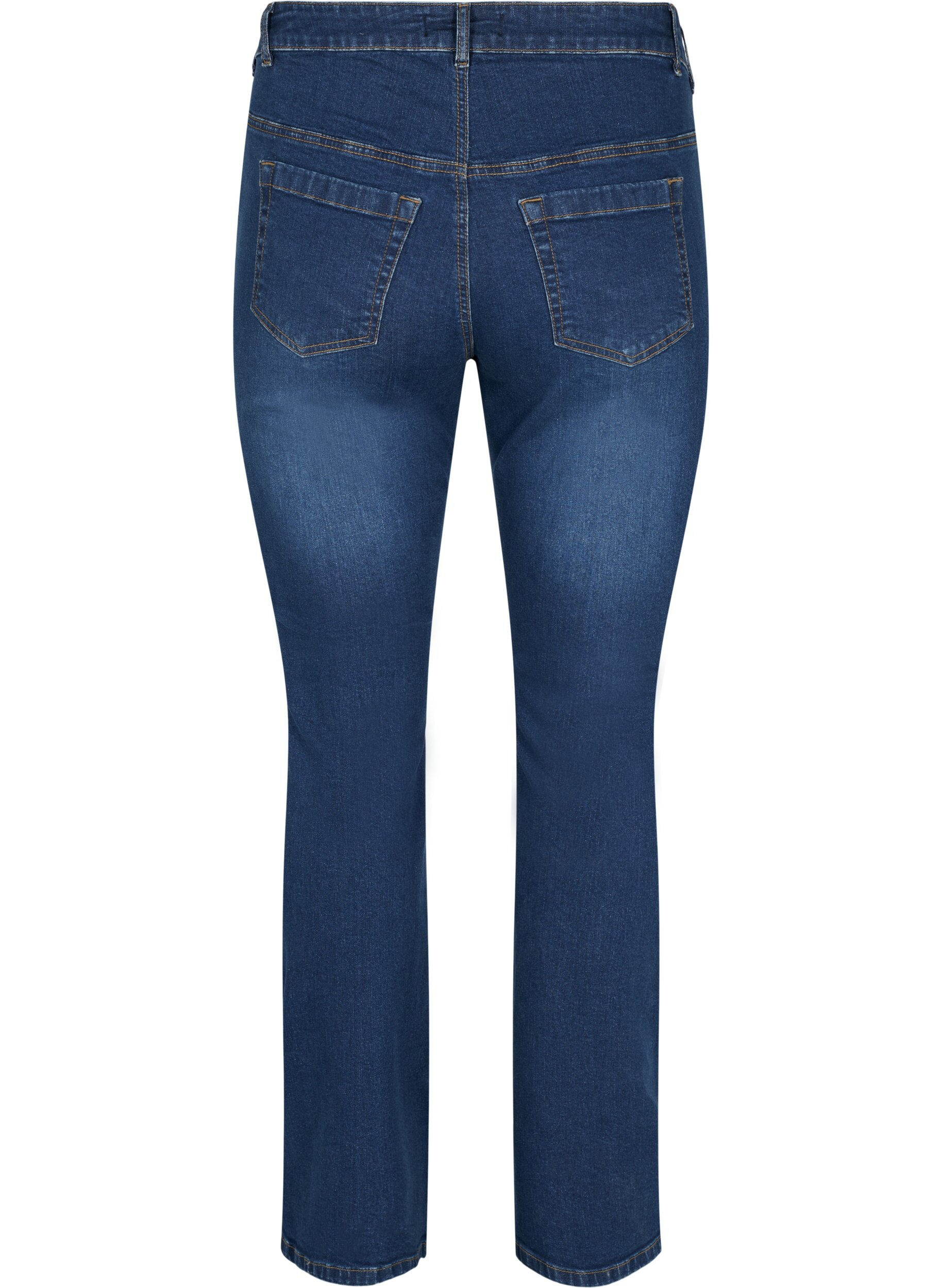 Zizzi Jeansy Ellen typu bootcut z wysokim stanem, Dark blue, Packshot image number 1