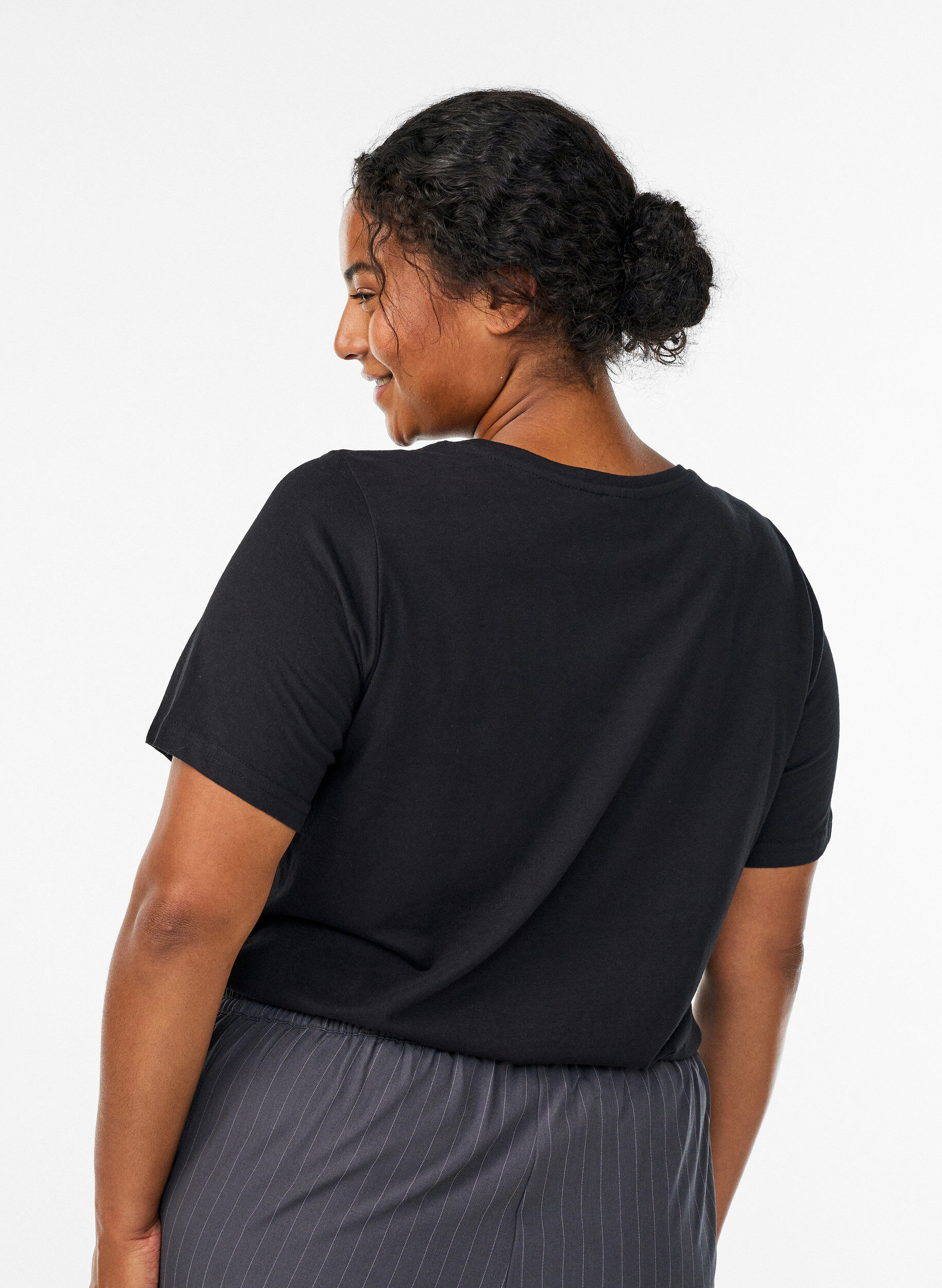 ZizziKoszulka z nadrukiem, Czarne, Model image number 2