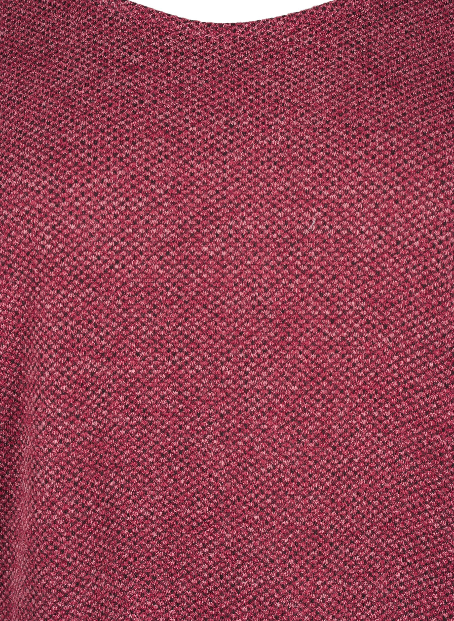 Zizzi T-shirtowa sukienka z kr&oacute;tkimi rekawami, Dry Rose, Packshot image number 2