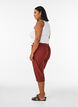 Bawelniane spodnie capri, Czerwony, Model image number 1