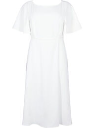 Imprezowa sukienka w stylu empire, Bright White, Packshot