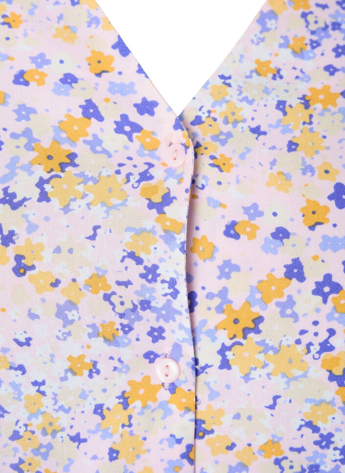 Wiskozowy top od pizamy z nadrukiem, Różowy, Packshot image number 2