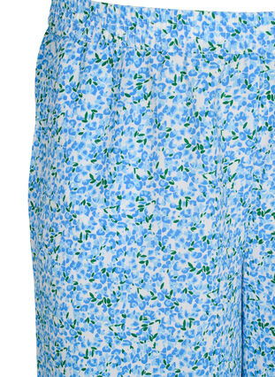 Spodnie culotte z nadrukiem, Blue Small Flower, Packshot image number 2