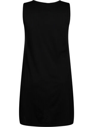 Trapezowa sukienka z bawelny bez rekawów, Black W. YOU, Packshot image number 1