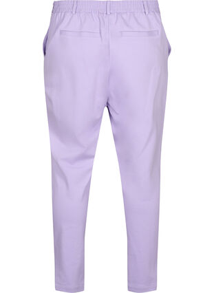 Spodnie nad kostke z kieszeniami, Purple Rose, Packshot image number 1