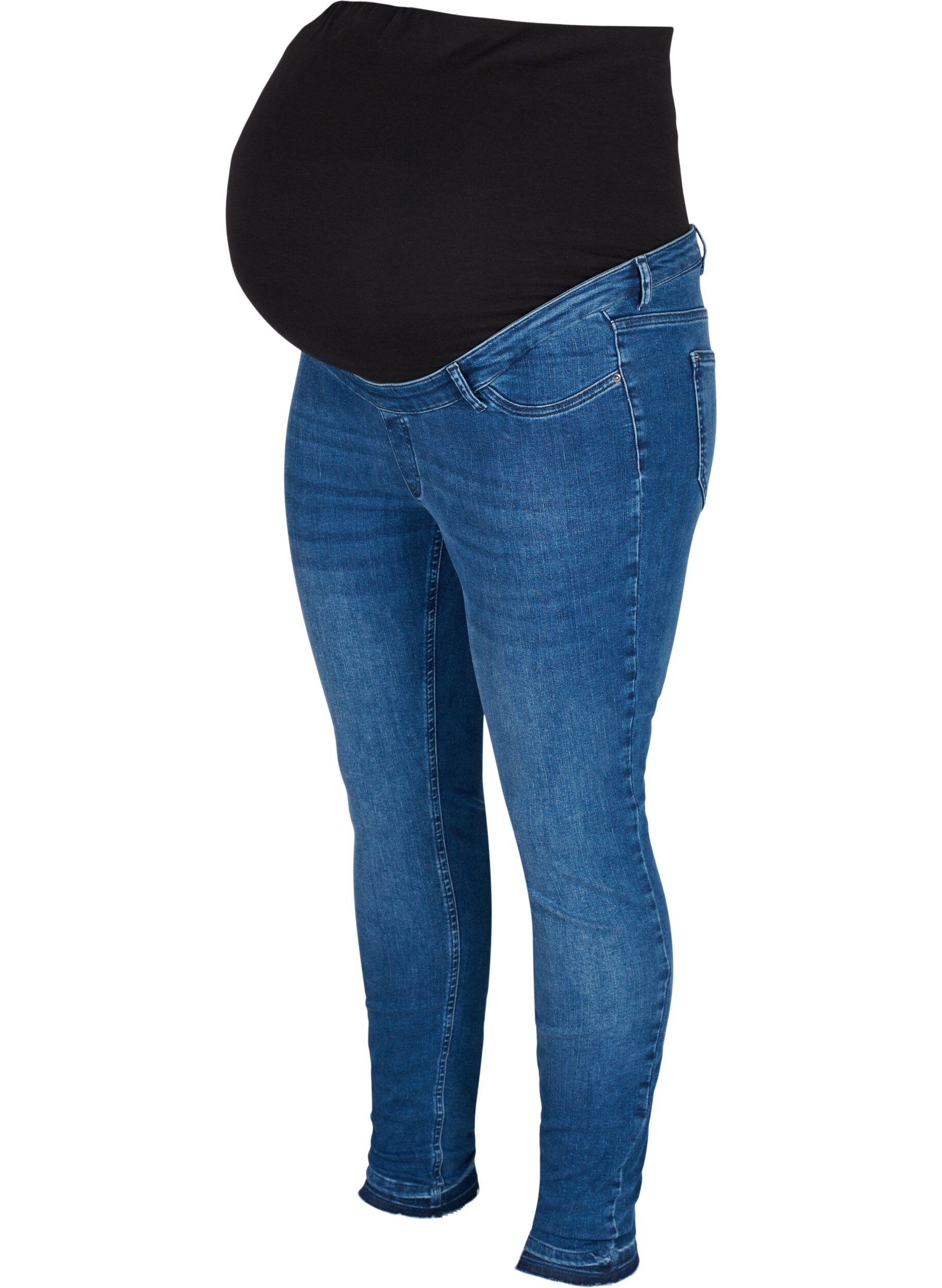 Zizzi Jeansy ciazowe Amy, Blue denim, Packshot image number 0