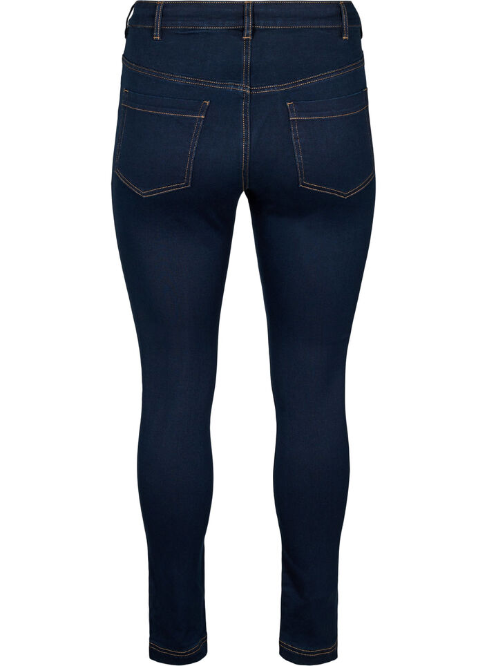 Super waskie jeansy Amy z wysokim stanem, Unwashed, Packshot image number 1