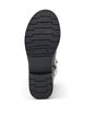 Wysokie buty sk&oacute;rzane z ozdobnymi klamrami, Czarne, Packshot image number 4