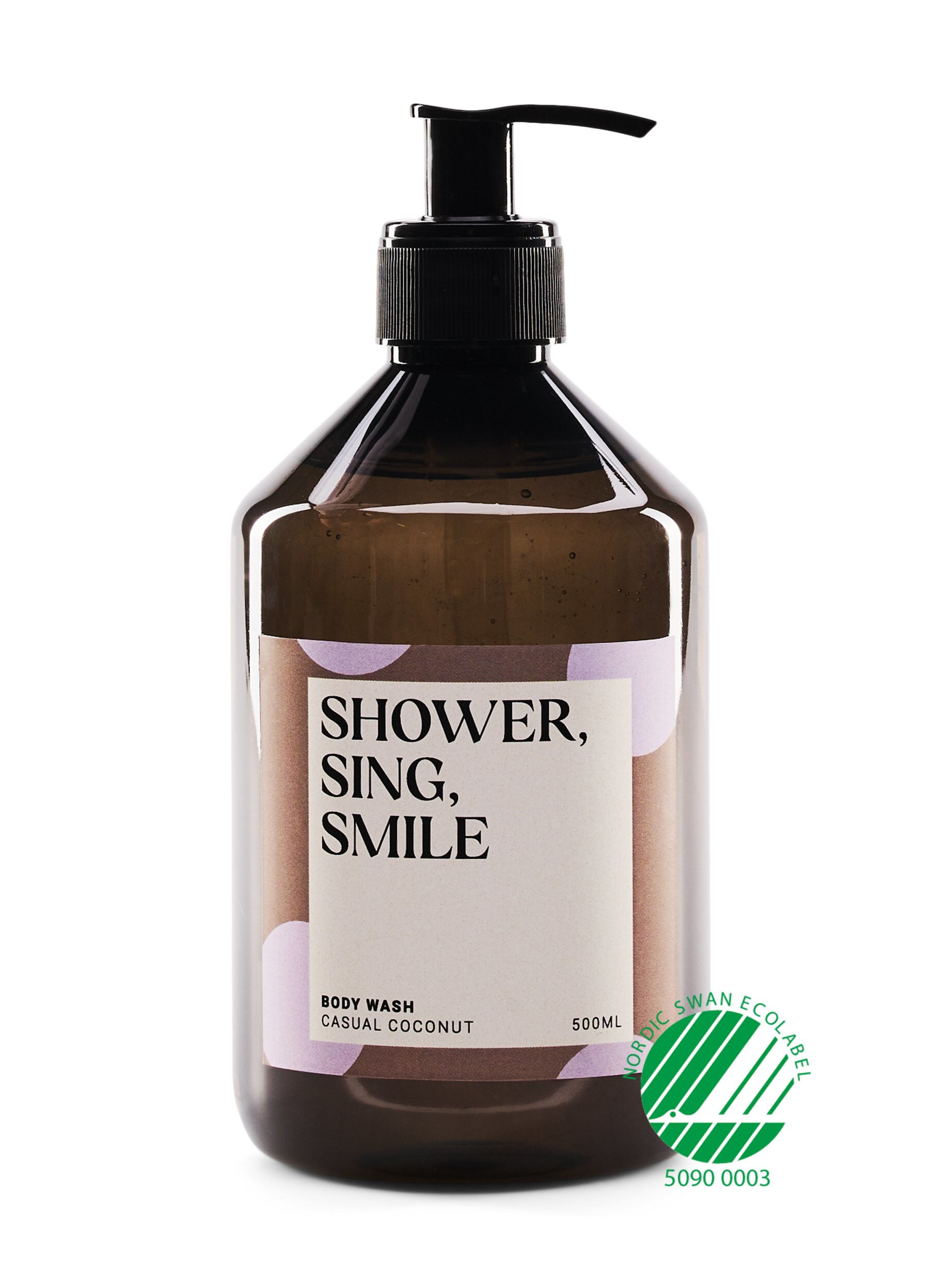 Zizzi Mydlo do ciala z certyfikatem Nordic Swan Ecolabel &ndash; Casual Coconut 500 ml, Casual Coconut Dots, Packshot image number 0