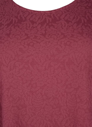 Bluzka z dlugim rekawem z faktura, Dry Rose, Packshot image number 2