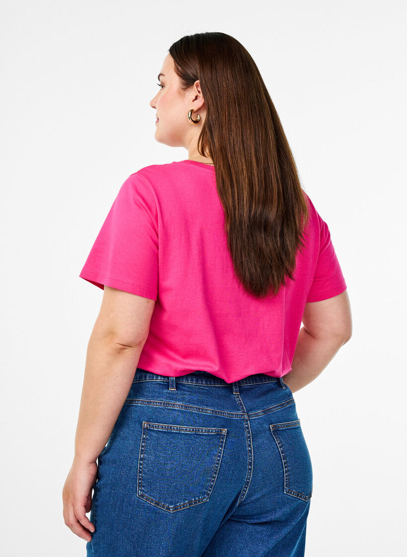 Bawelniana koszulka z motywem, Raspb. w. Strawberry, Model image number 1