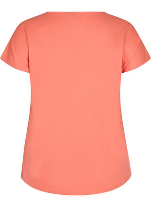 Koszulka z mieszanki bawelny, Living Coral, Packshot image number 1