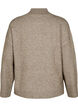 Dzianinowy sweter ze sciagaczami, Walnut Mel., Packshot image number 1