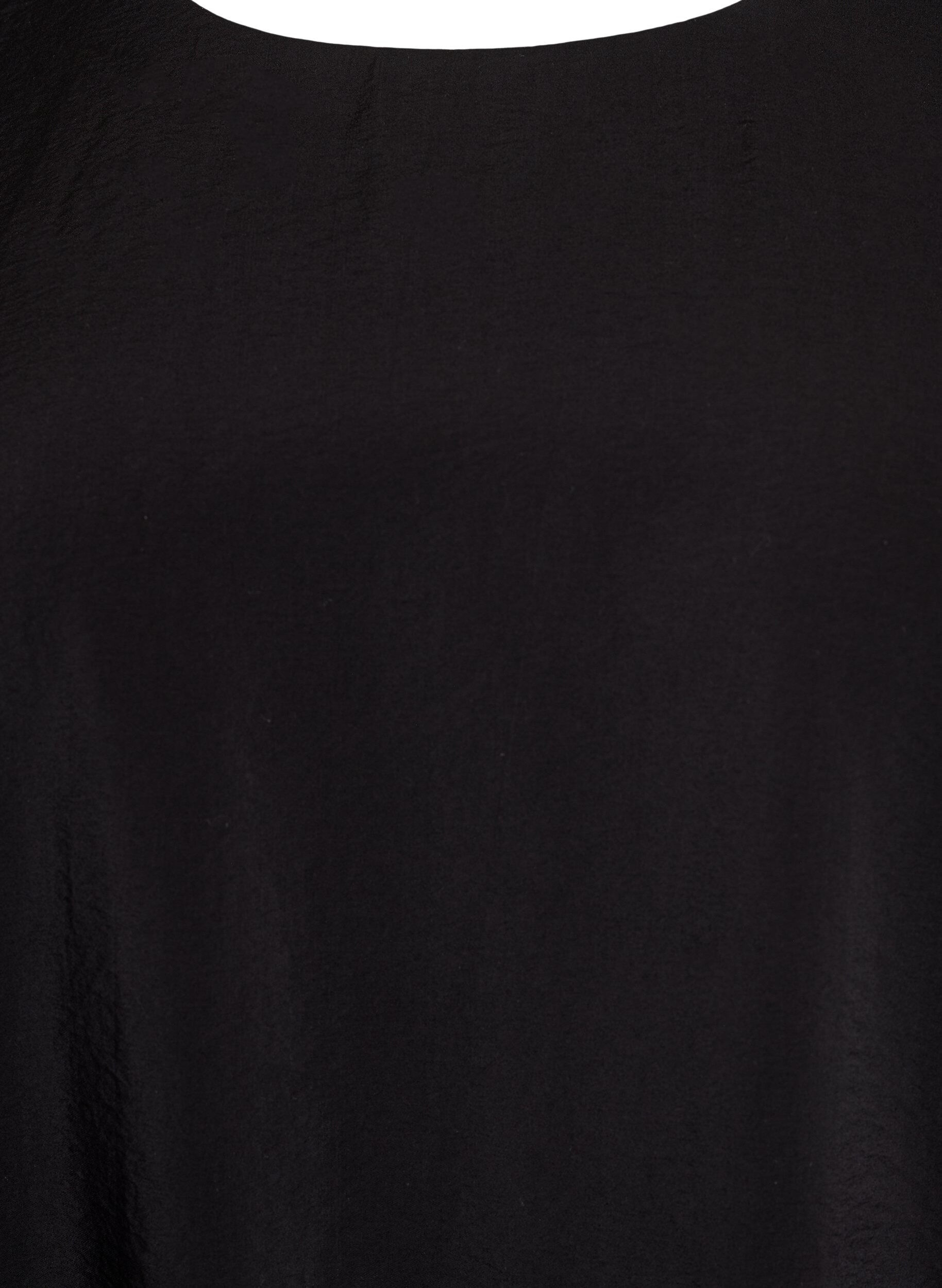 Zizzi Balonowa sukienka do kolan z kieszeniami, Czarne, Packshot image number 2