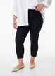 Legginsy o dlugosci 3/4 z guzikami, Czarne, Model image number 0