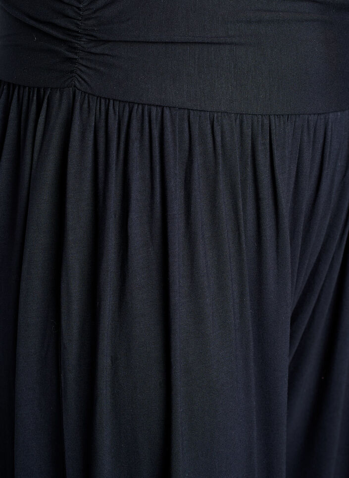 Luzne spodnie haremowe, Czarne, Packshot image number 2