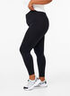 Bezszwowe legginsy Basic, Czarne, Model image number 0