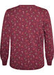 Wzorzysty top nocny, Ciemnobordowy, Packshot image number 1