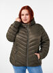 Lekka kurtka z kapturem, Zielony, Model image number 0