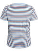 Bawelniana T-shirt w paski, Niebieskie, Packshot image number 1