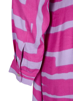 Wzorzysta sukienka maxi z wiskozy, Rose Violet AOP, Packshot image number 3