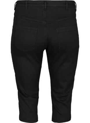 Amy capri jeans z wysokim stanem i bardzo dopasowanym krojem, Black, Packshot image number 1