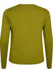 Basicowy T-shirt z dlugim rekawem i okraglym dekoltem, Zielony, Packshot image number 1