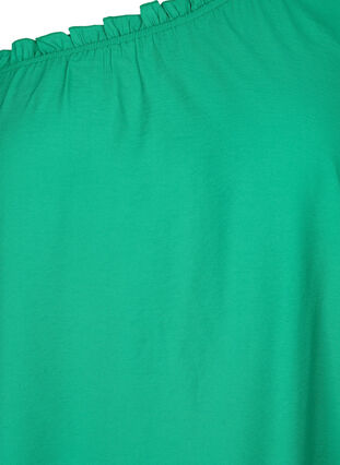 Sukienka na jedno ramie z wiskozy, Deep Mint, Packshot image number 2