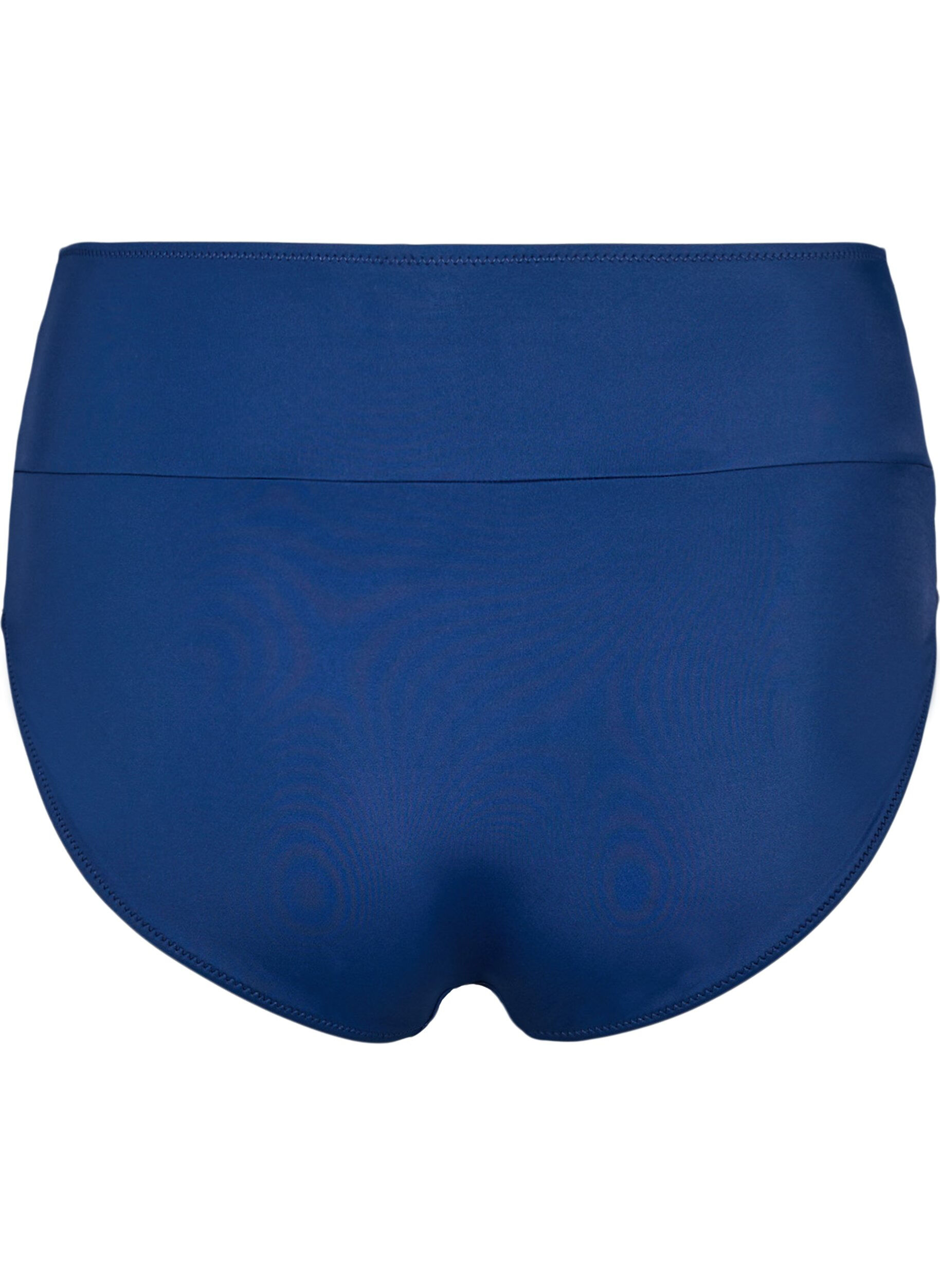 ZizziFigi damskie od bikini z detalem kopertowym, Niebieskie, Packshot image number 1