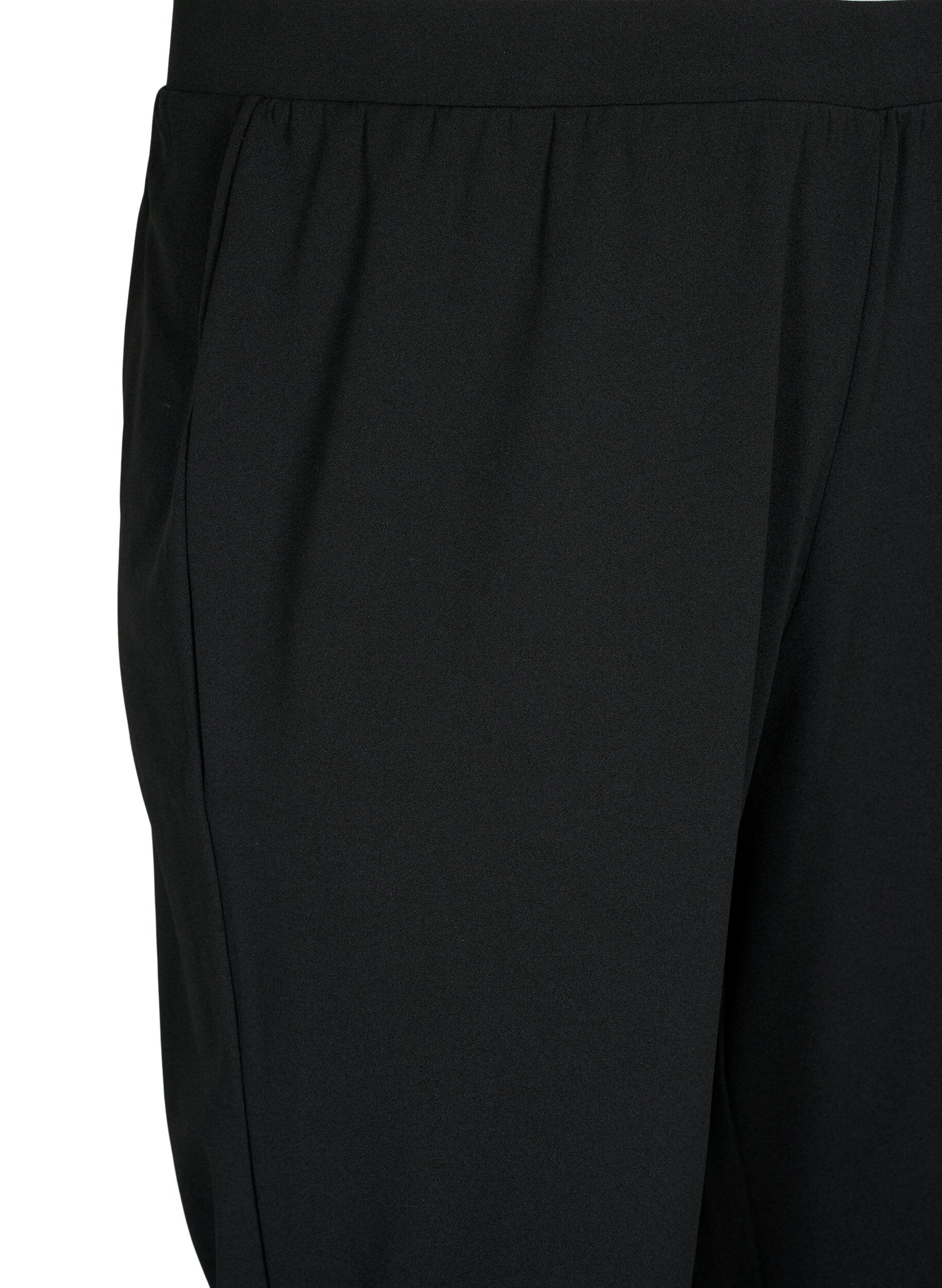 ZizziSpodnie o prostym kroju, Czarne, Packshot image number 2
