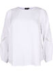 Bluzka z modalu TENCEL™ z haftowanymi detalami, Bright White, Packshot image number 0