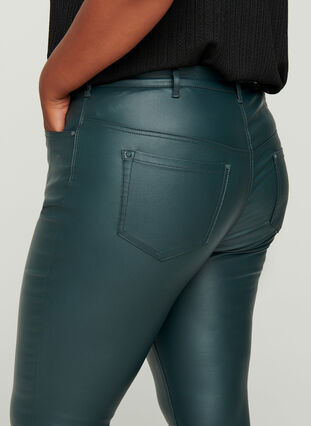 Powlekane jeansy Amy, Dark Slate, Model image number 1
